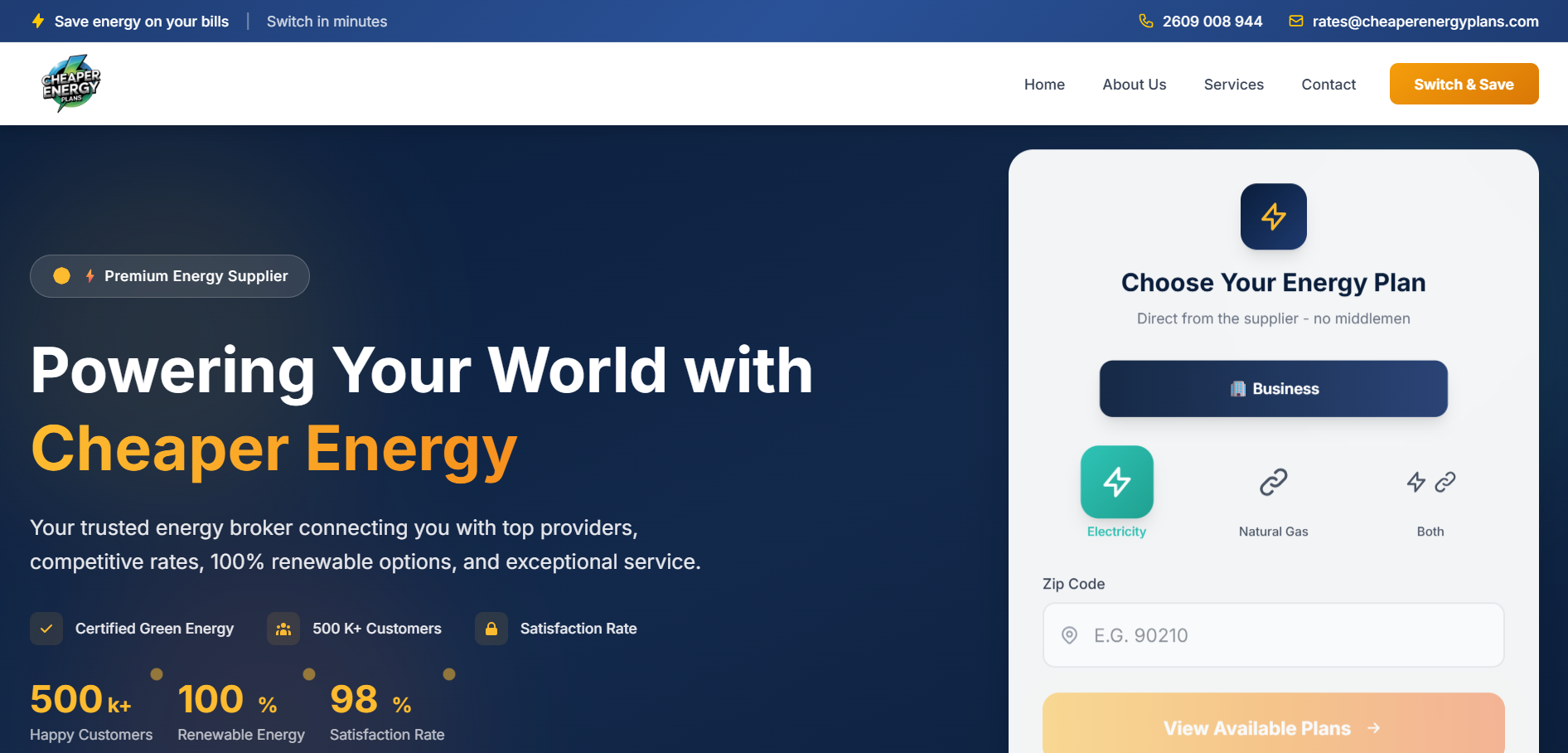 Cheaper Energy Plans